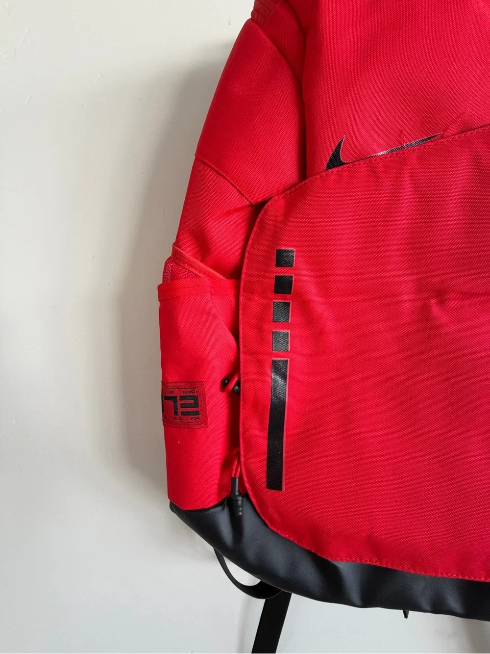 Nike Men's Red Backpack with Black Accents - Everyday Carry Pack